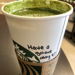 Starbucks - It looks like something from a Lagoon, but it's Delicious