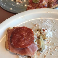 Larry A's Pizza - The meaty supreme--perfect pie.