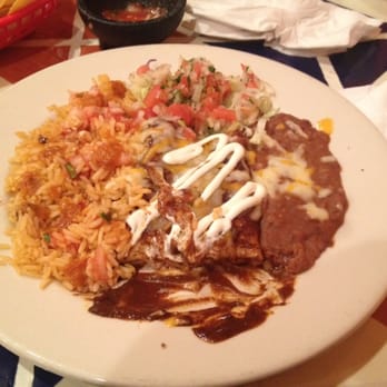 El Potro Mexican Grill - Mole Enchiladas - Mexican Near Me - Lowell, Massachusetts