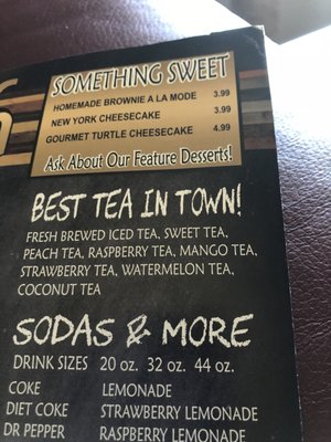 Menu photo 5 Something Different Grill Levelland, TX