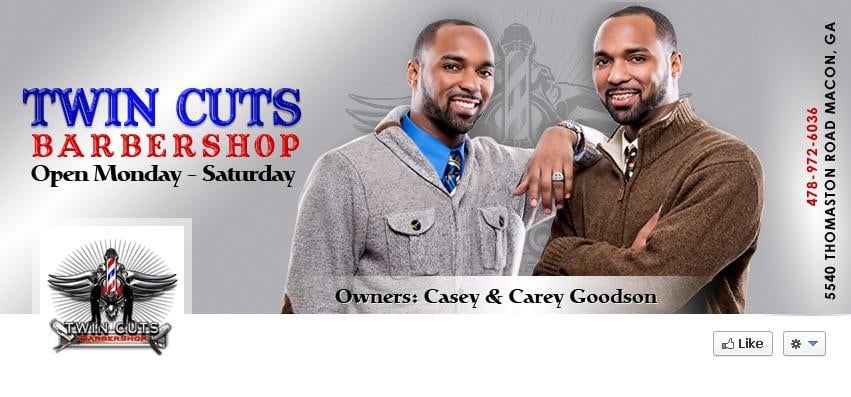 Twin Cuts Barbershop Logo