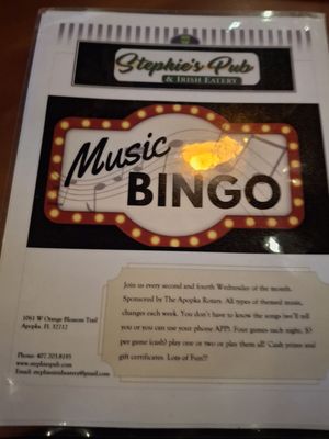 Menu photo 6 Stephie's Pub & Irish Eatery Apopka, FL