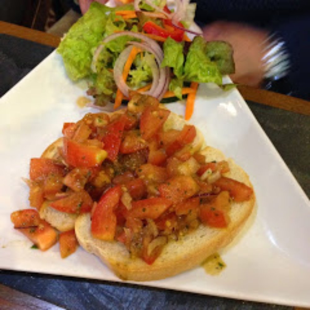 Rivington Bar and Grill - Bruschetta, with home-made bread - Pubs Near Me - Bolton, BOL