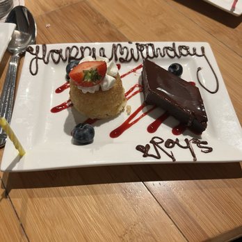 Roy's Ko Olina - Complimentary birthday desserts - Asian Fusion Near Me - Kapolei, Hawaii Roy's Ko Olina - Complimentary birthday desserts - Asian Fusion Near Me - Kapolei, Hawaii
