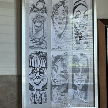 Jeffrey's Hillside Cafe - Cartoon behind the counter - Breakfast & Brunch Near Me - Santa Rosa, California