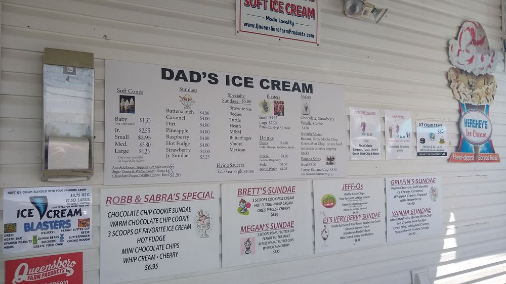 DAD’S SOFT ICE CREAM Updated September 2024 7562 Lakeport Rd