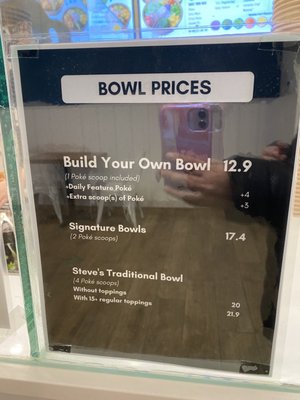 Menu photo 8 Steve's Poke Bar Burnaby, BC