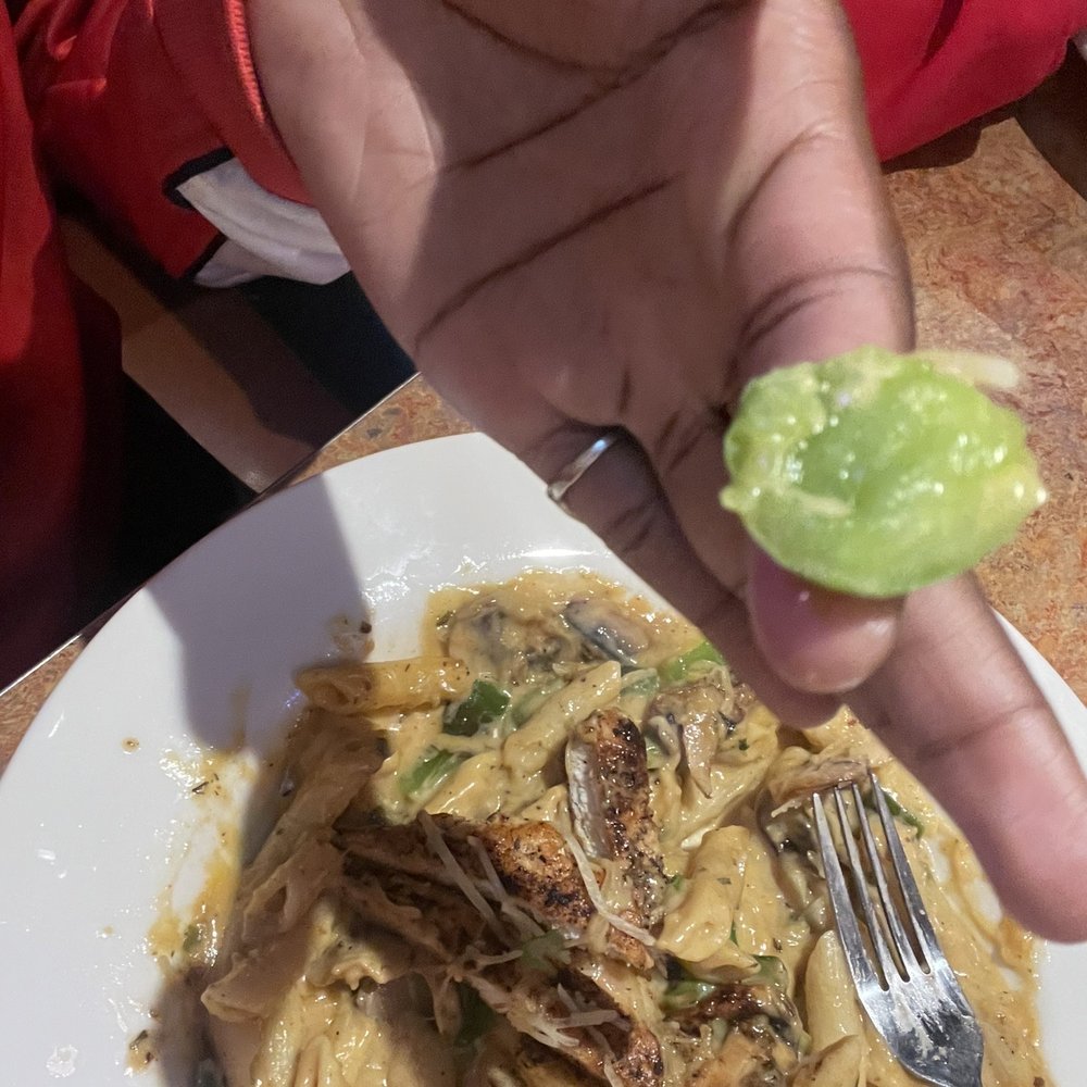 Razzoo's Cajun Cafe - The is the big chunk up closer . There was more then 4chunks In my pasta - Cajun/Creole Near Me - Mesquite, Texas Razzoo's Cajun Cafe - The is the big chunk up closer . There was more then 4chunks In my pasta - Cajun/Creole Near Me - Mesquite, Texas