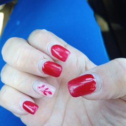 Xpress Nails - Nail length before, don't judge I was sick and am almost 2 weeks overdue.