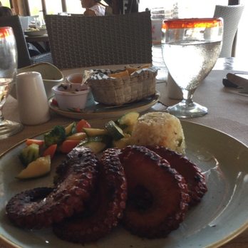 Las Olas - Octopus appetizer. Humongous! - Cocktail Bars Near Me - Playa del Carmen, ROO