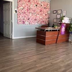 Reception desk.