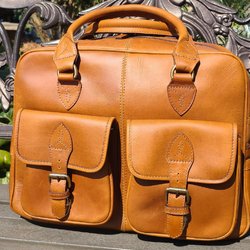 Status Co Leather Studio - Leather Travel Briefcase