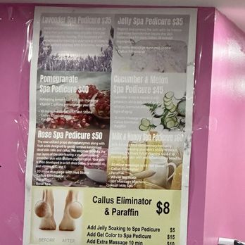 Sarah Nails & Spa - Pedicure options - Eyelash Service Near Me - New York, New York Sarah Nails & Spa - Pedicure options - Eyelash Service Near Me - New York, New York
