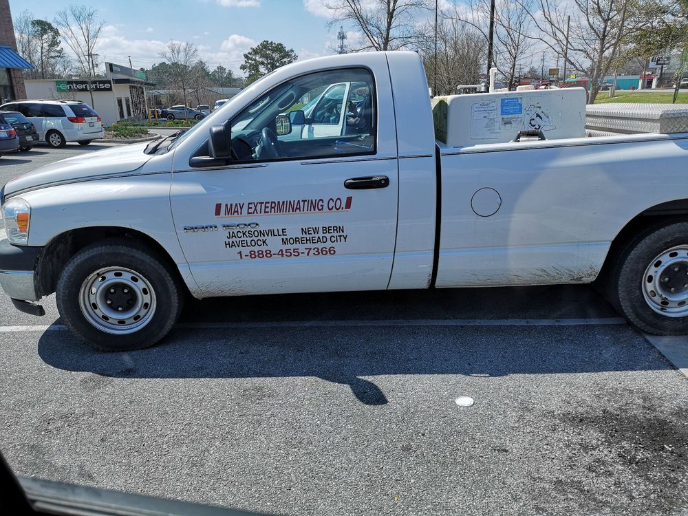 MAY EXTERMINATING 2701 Commerce Rd, Jacksonville, North Carolina