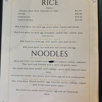 Imperial Thai - Menu - August 2019 - Thai Near Me - Billings, Montana Imperial Thai - Menu - August 2019 - Thai Near Me - Billings, Montana