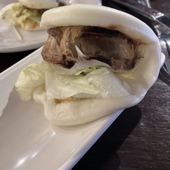Eastern Kitchen & Sushi - 5-Spice Braised Beef Bao Bun - Sushi Bars Near Me - St. Petersburg, Florida Eastern Kitchen & Sushi - 5-Spice Braised Beef Bao Bun - Sushi Bars Near Me - St. Petersburg, Florida