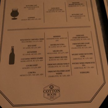 The Cotton Room - Cocktail Bars Near Me - Charlotte, North Carolina The Cotton Room - Cocktail Bars Near Me - Charlotte, North Carolina