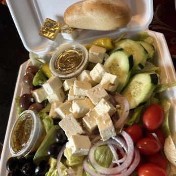 Sofias Pizzeria - Greek salad. Small lol - Italian Near Me - East Windsor, Connecticut