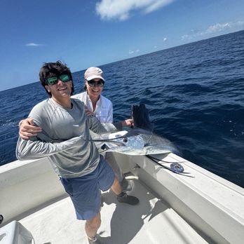 Top Gun Fishing Charters - Landing the sailfish!! - Boating Near Me - Key Biscayne, Florida Top Gun Fishing Charters - Landing the sailfish!! - Boating Near Me - Key Biscayne, Florida