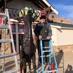 Sam's Welding Services - One broken antler fixed!