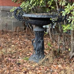 Glenmont Estate - Outside bird fountain.