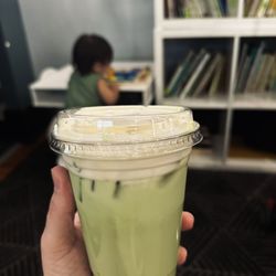 Norm's Coffee Bar - Strawberry Shortcake Matcha from their summer menu! SO GOOD!