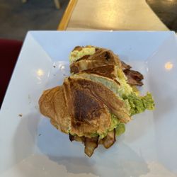 New Moon Cafe - The croissant sandwich with avocado