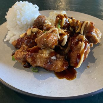 Joey's Kitchen Napili - Korean chicken with some rice and potato salad. So tasty. Skin was just right crispy and chicken was super moist. - Filipino Near Me - Lahaina, Hawaii Joey's Kitchen Napili - Korean chicken with some rice and potato salad. So tasty. Skin was just right crispy and chicken was super moist. - Filipino Near Me - Lahaina, Hawaii