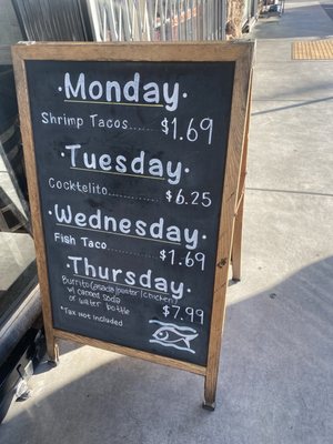 Menu photo 5 Baja Mar Taco Pico Rivera, CA