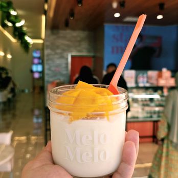 Melo Melo Coconut Dessert - Mango coconut- delicious but sweet - Desserts Near Me - Milpitas, California Melo Melo Coconut Dessert - Mango coconut- delicious but sweet - Desserts Near Me - Milpitas, California