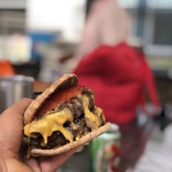 Ayman's Kitchen - Summer exclusive, good on the grill. Double patties 1lbs burger with grilled tomato and fried egg.