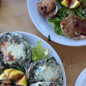 Brophy Bros - Oysters Rockefeller & Garlic Baked Clams - Seafood Near Me - Santa Barbara, California