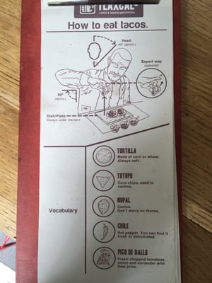 Menu photo 6 Tlaxcal Barcelona, B