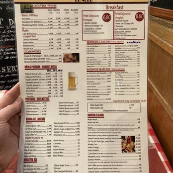 Le Cadran du Nord - Menu - French Near Me - Paris, 75 Le Cadran du Nord - Menu - French Near Me - Paris, 75