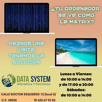 Reparacion Ordenadores - Data System - Web Design Near Me - Madrid, M Reparacion Ordenadores - Data System - Web Design Near Me - Madrid, M