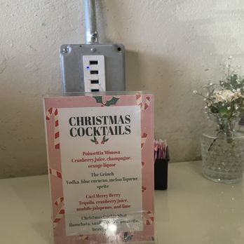 Texas 1809 - Christmas cocktail specials - German Near Me - Slaton, Texas