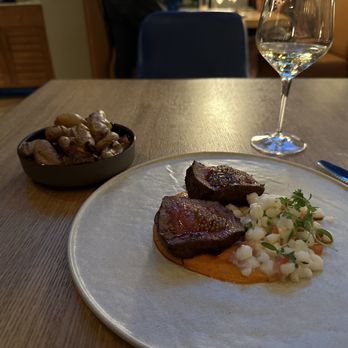 Bacan - Filet Mignon (10 oz) and Truffle Crispy Potato - Cocktail Bars Near Me - Orlando, Florida