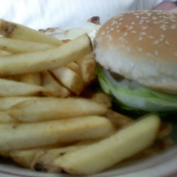 Silver Spoon Restaurant - Teriyaki chicken burger and average fries. It was OK, according to my friend. - Diners Near Me - Glendora, California Silver Spoon Restaurant - Teriyaki chicken burger and average fries. It was OK, according to my friend. - Diners Near Me - Glendora, California