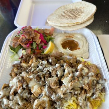Fatima's Grill - Shawarma Mix Plate - Mediterranean Near Me - Downey, California Fatima's Grill - Shawarma Mix Plate - Mediterranean Near Me - Downey, California