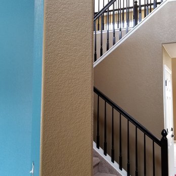 A State of Paint - Gorgeous black railing and my peacock blue walls - Painters Near Me - Aurora, Colorado