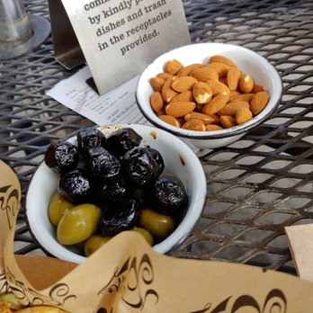 Dune - Roasted Almonds with Olives - Falafel Near Me - Los Angeles, California Dune - Roasted Almonds with Olives - Falafel Near Me - Los Angeles, California