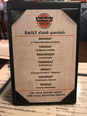 Menu photo 7 Bad Daddys Burger Bar Greenville, NC Menu photo 7 Bad Daddys Burger Bar Greenville, NC