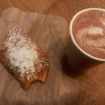 Coperaco - Almond croissant and a hot chocolate - Cafes Near Me - Harrison, New Jersey Coperaco - Almond croissant and a hot chocolate - Cafes Near Me - Harrison, New Jersey