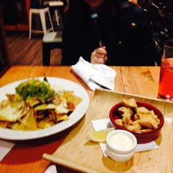 Mylk Bar - Nachos and chicken popcorn.