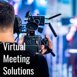 360 AV Rentals - Virtual meeting solutions. Professional presentation to your online audience.
