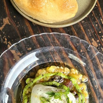 The Anchovy Bar - Anchovy, summer squash, and burratta dip with focaccia. - Seafood Near Me - San Francisco, California The Anchovy Bar - Anchovy, summer squash, and burratta dip with focaccia. - Seafood Near Me - San Francisco, California