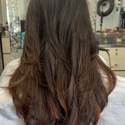 Leo's layered cut Leo's layered cut