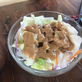 Kamado Sushi - Side Salad with Miso Dressing - Japanese Near Me - Berkeley, California