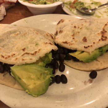 Gorditas Mexico - Vegan gorditas. Just dry black beans, avocado and chunks of peppers. - Mexican Near Me - Galveston, Texas