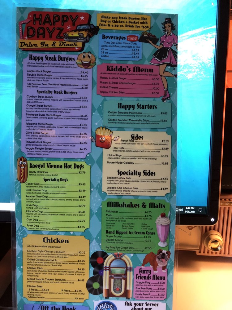 Happy Dayz Drive In and Diner Logo